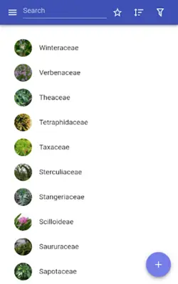 Botanical families android App screenshot 9